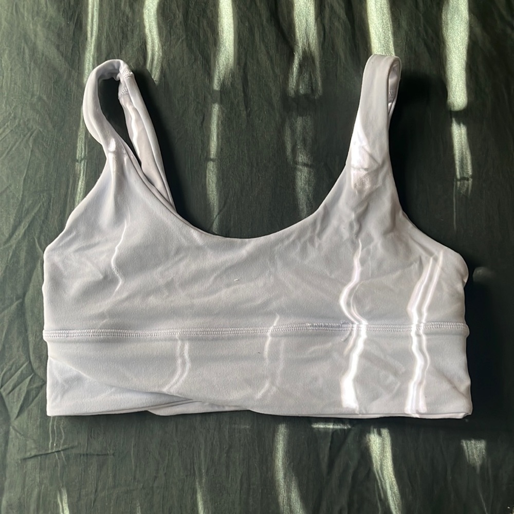 Light blue align bra